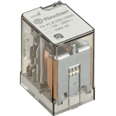 Finder Power Relay 56 Series 4PDT 230V AC PCB Mount Finder Power Relay 56 Series 4PDT 230V AC PCB Mount