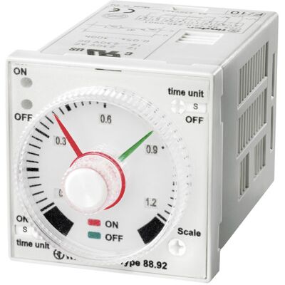Finder 88.92.0.240.0000 Timer Relay - Front Mount, 2 Switches, 1.2s-1,080,000s Finder 88.92.0.240.0000 Timer Relay - Front Mount, 2 Switches, 1.2s-1,080,000s