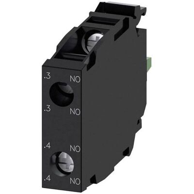 Siemens 3SU1400-1AA10-3FA0 Contact Module - 2 Contact Elements Siemens 3SU1400-1AA10-3FA0 Contact Module - 2 Contact Elements
