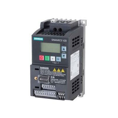Siemens SINAMICS V20 0.25kW Frequency Converter - IP20 Siemens SINAMICS V20 0.25kW Frequency Converter - IP20