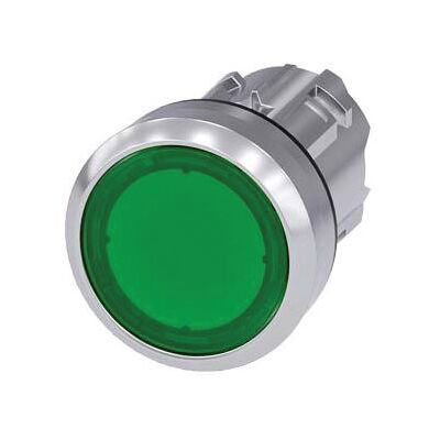 Siemens 3SU1051-0AA40-0AA0 LED Illuminated Push Button Switch - IP66/IP67/IP69K Siemens 3SU1051-0AA40-0AA0 LED Illuminated Push Button Switch - IP66/IP67/IP69K