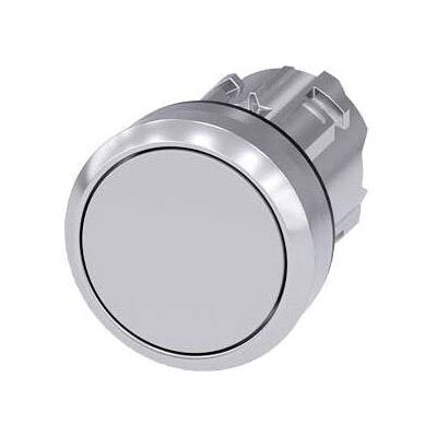 Siemens SIRIUS ACT Gray 22mm Metal Push Button Switch - Push Button Switch Siemens SIRIUS ACT Gray 22mm Metal Push Button Switch - Push Button Switch