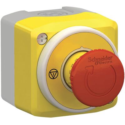 Schneider Electric XALK84W3BE Emergency Stop Button - IP66/IP67/IP69K - 24V 6A Schneider Electric XALK84W3BE Emergency Stop Button - IP66/IP67/IP69K - 24V 6A
