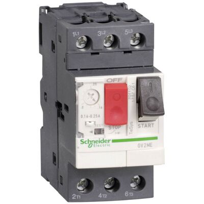 Schneider Electric GV2ME21 TeSys Overload relay 1pc rating Schneider Electric GV2ME21 TeSys Overload relay 1pc rating