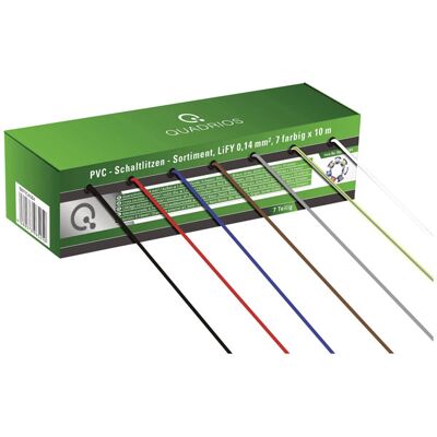 Quadrios 19011CA090 Copper Cable - Flexible, 35m, 1.50mm², Multiple Colors Quadrios 19011CA090 Copper Cable - Flexible, 35m, 1.50mm², Multiple Colors
