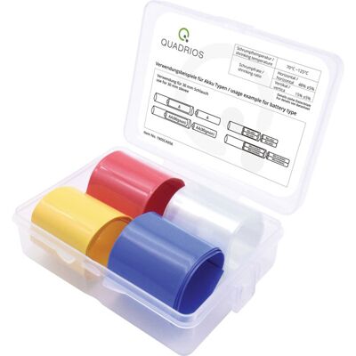 Quadrios 1905CA056 Battery Heatshrink 19mm Shrinkage 2:1 4 Colours Quadrios 1905CA056 Battery Heatshrink 19mm Shrinkage 2:1 4 Colours