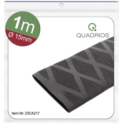Quadrios 23CA227 Heat Shrink Tube - 2:1 Ratio, 50mm/25mm, 1m Quadrios 23CA227 Heat Shrink Tube - 2:1 Ratio, 50mm/25mm, 1m