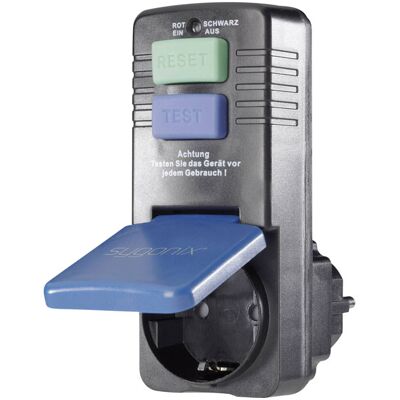 Sygonix SY-5732396 Black Fault-Protection Device - Electrical safety device Sygonix SY-5732396 Black Fault-Protection Device - Electrical safety device
