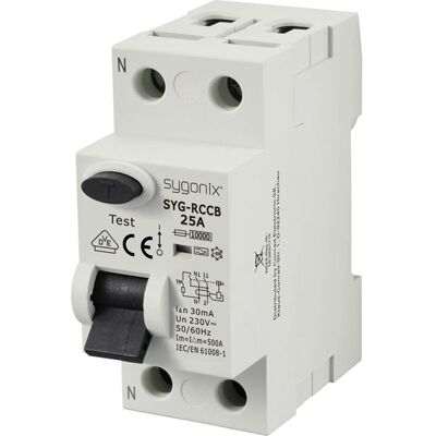 Sygonix SY-6438020 3P+N Residual Current Breaker - Residual Current Circuit Breaker Sygonix SY-6438020 3P+N Residual Current Breaker - Residual Current Circuit Breaker