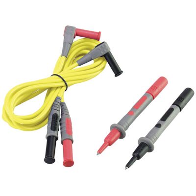 VOLTCRAFT MSL-504 Test Lead - 4mm, 1.2m, Yellow VOLTCRAFT MSL-504 Test Lead - 4mm, 1.2m, Yellow