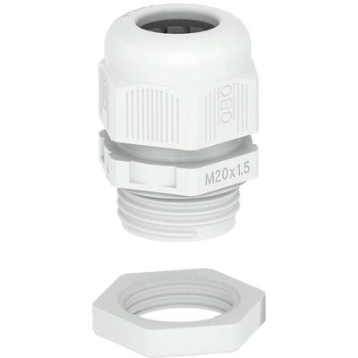 OBO Bettermann Cable Gland - VM25+ LGR - IP68 Waterproof M25 Plastic OBO Bettermann Cable Gland - VM25+ LGR - IP68 Waterproof M25 Plastic