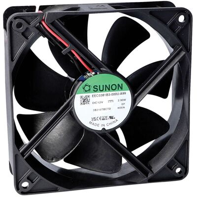 Sunon EEC0381B2-000U-A99 Compact 38x120mm 12V Axial Fan - Axial Fan Sunon EEC0381B2-000U-A99 Compact 38x120mm 12V Axial Fan - Axial Fan