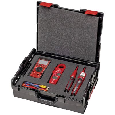 Benning 10236770 Measurement Tool Box - Multimeter, Clamp Meter, Voltage Tester Benning 10236770 Measurement Tool Box - Multimeter, Clamp Meter, Voltage Tester