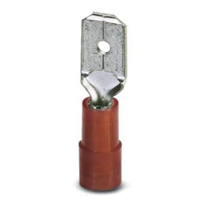 Phoenix Contact Flat Connector - Copper, 6.3mm Width, 0.8mm Thickness - 180° Phoenix Contact Flat Connector - Copper, 6.3mm Width, 0.8mm Thickness - 180°