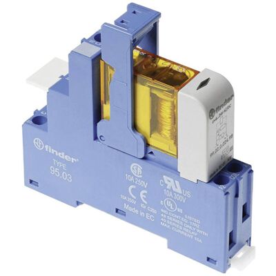 Finder 48.52.7.012.0050 - Relay Module - Blue - 12V/DC - 8A - 2 Switches Finder 48.52.7.012.0050 - Relay Module - Blue - 12V/DC - 8A - 2 Switches