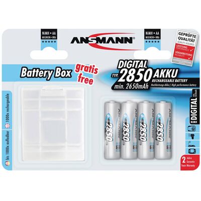 Ansmann Battery Pack 2850mAh Set of 4 - Batteries and Chargers Ansmann Battery Pack 2850mAh Set of 4 - Batteries and Chargers