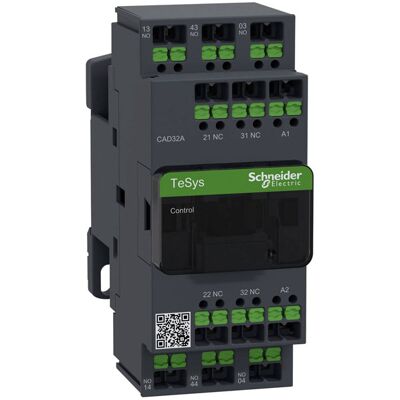 Schneider Electric CAD32AP7 Auxiliary contactor 3 makers 2 breaker... Schneider Electric CAD32AP7 Auxiliary contactor 3 makers 2 breaker...