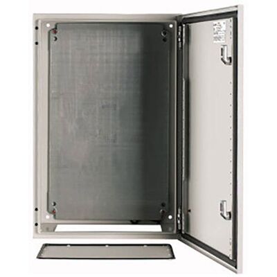 Eaton CS-64/250 Wall Enclosure - IP66 Steel, Adjustable Plate, Gray Eaton CS-64/250 Wall Enclosure - IP66 Steel, Adjustable Plate, Gray