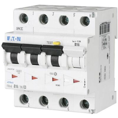 Eaton B16A 30mA RCD - Residual Current Device Eaton B16A 30mA RCD - Residual Current Device