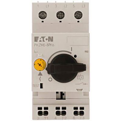 Eaton PKZM0-6,3-SPI16 Motor Protector Switch - 690V, 6.3A, 3 Poles Eaton PKZM0-6,3-SPI16 Motor Protector Switch - 690V, 6.3A, 3 Poles