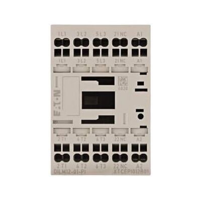Eaton DILM12-01(24V#199248) Contactor - 3-pole, 24V DC, 5.5 kW Eaton DILM12-01(24V#199248) Contactor - 3-pole, 24V DC, 5.5 kW