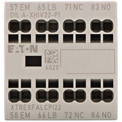 Eaton DILA-XHIV22-P#199322 Auxiliary Contact Block - Auxiliary Contact Module for DILM Series Eaton DILA-XHIV22-P#199322 Auxiliary Contact Block - Auxiliary Contact Module for DILM Series