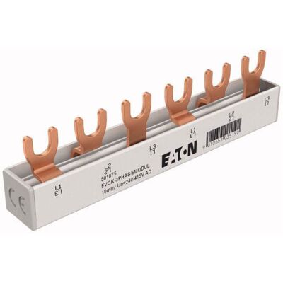 Eaton EP-501075 3-phase rail - 63A, 6 modules Eaton EP-501075 3-phase rail - 63A, 6 modules