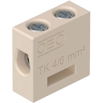 OBO Bettermann 7205700 TK 04 Ceramic Connector - High-Temp, FireBox T Series OBO Bettermann 7205700 TK 04 Ceramic Connector - High-Temp, FireBox T Series