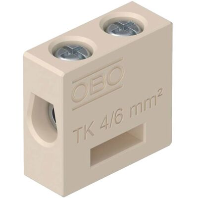 OBO Bettermann 7205702 TK 06 Ceramic Terminal - High-Temp Ceramic Connector OBO Bettermann 7205702 TK 06 Ceramic Terminal - High-Temp Ceramic Connector
