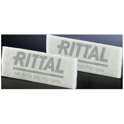 Rittal SK 3174.100 Filter Mat - For SK 3138/39/40, White, 12 pcs Rittal SK 3174.100 Filter Mat - For SK 3138/39/40, White, 12 pcs