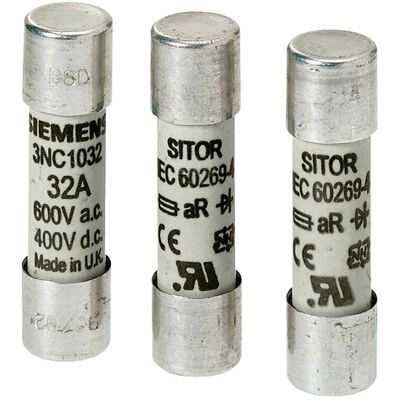 Siemens Cylinder Fuse 20A 10x38mm - Circuit Protection Siemens Cylinder Fuse 20A 10x38mm - Circuit Protection