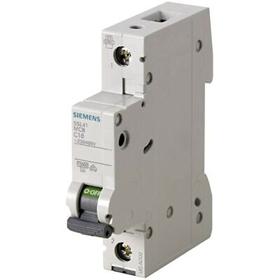 Siemens 1P 8A Circuit Breaker - Type B - DIN Rail Mounting Siemens 1P 8A Circuit Breaker - Type B - DIN Rail Mounting