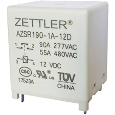 Zettler Electronics AZSR190T-1A-24DL Relay - 24 V/DC, 1 NO, 1 St. Zettler Electronics AZSR190T-1A-24DL Relay - 24 V/DC, 1 NO, 1 St.