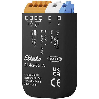 Eltako DL-N2-80mA Power Supply - Supports 40 DALI Devices Eltako DL-N2-80mA Power Supply - Supports 40 DALI Devices