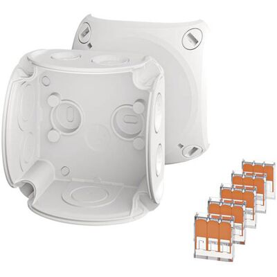 Hensel 15109999 Gray Junction Box with Connectors - Derivation Box Hensel 15109999 Gray Junction Box with Connectors - Derivation Box