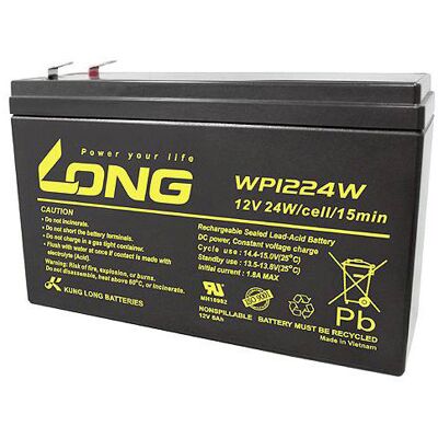 Long WP1224W 12V 6Ah Lead-Acid Battery - AGM, Maintenance-Free Long WP1224W 12V 6Ah Lead-Acid Battery - AGM, Maintenance-Free