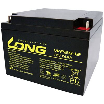 Long WP26-12 Battery 12V 26Ah AGM - Batteries Long WP26-12 Battery 12V 26Ah AGM - Batteries