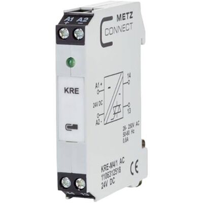 Metz Connect Relay Module - IP40 - 24 V/DC - 11.20x61.30x43mm Metz Connect Relay Module - IP40 - 24 V/DC - 11.20x61.30x43mm