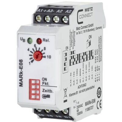 Metz Connect MARk-E08 Multifunction Timer Relay - Relais temporizzato Metz Connect MARk-E08 Multifunction Timer Relay - Relais temporizzato