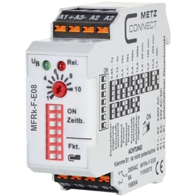 Metz Connect MFRk-F-E08 Multifunction Timer Relay - Relay 230 V/AC Metz Connect MFRk-F-E08 Multifunction Timer Relay - Relay 230 V/AC