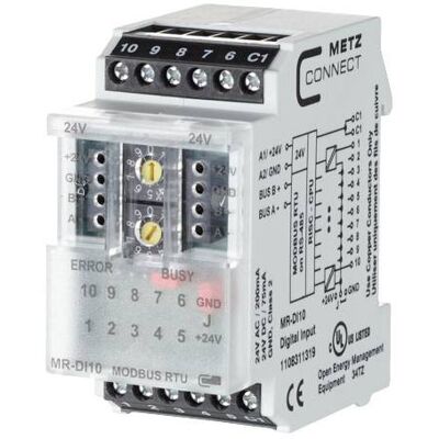 Metz Connect MR-DI10 Modbus RTU - 10 Digital Inputs - IP20 - 24V Metz Connect MR-DI10 Modbus RTU - 10 Digital Inputs - IP20 - 24V
