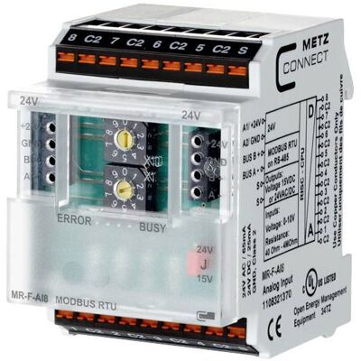 Metz Connect MR-F-AI8 - Resistance/Voltage Module for Modbus RTU Metz Connect MR-F-AI8 - Resistance/Voltage Module for Modbus RTU