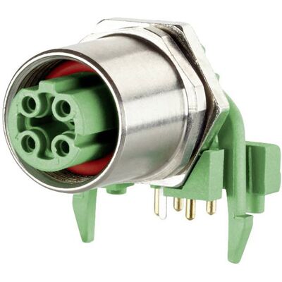 Metz Connect MMT471A115-0001 - PCB socket, 4-pole, IP67, angled 90° Metz Connect MMT471A115-0001 - PCB socket, 4-pole, IP67, angled 90°