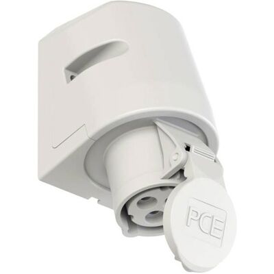 PCE 113-1 Gray Wall Socket - CEE 16A 3-Pole IP44 PCE 113-1 Gray Wall Socket - CEE 16A 3-Pole IP44