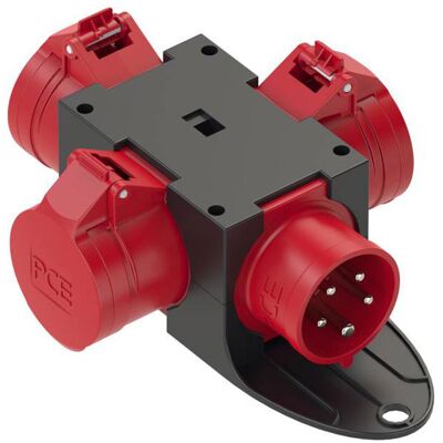 PCE Power Distributor - 9430453 - 16A, 400V, IP44 PCE Power Distributor - 9430453 - 16A, 400V, IP44