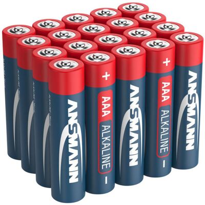 Ansmann 5015538 Red-Line AAA Batteries 1.5V Alkaline 20-Pack Ansmann 5015538 Red-Line AAA Batteries 1.5V Alkaline 20-Pack