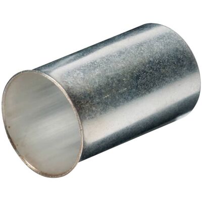 Cimco 187441 Copper Cable End Cap - DIN 46228-1, Tin Plated, 250 pcs Cimco 187441 Copper Cable End Cap - DIN 46228-1, Tin Plated, 250 pcs