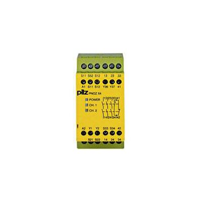 Pilz PNOZ X4 Safety Relay - 24VDC, 3NO, 1NC - Safety Relay Pilz PNOZ X4 Safety Relay - 24VDC, 3NO, 1NC - Safety Relay