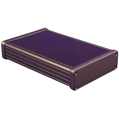 Hammond 1455L1601BK Extruded Aluminium Enclosure - Enclosure Hammond 1455L1601BK Extruded Aluminium Enclosure - Enclosure