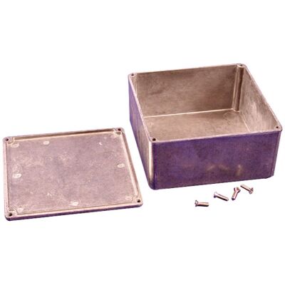 Hammond 1590U Diecast Aluminium Enclosure - Natural - IP54 Hammond 1590U Diecast Aluminium Enclosure - Natural - IP54